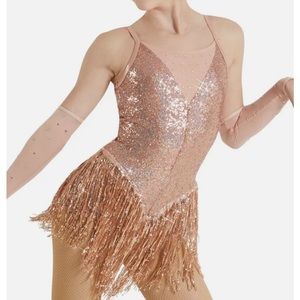 Weissman Little Swing Rose Gold Flapper Costume Style #10147Adult Small